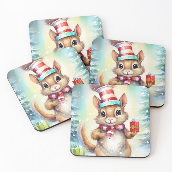 Item preview, Festive Nutcracker Squirrel designed and sold by cute-animals99.