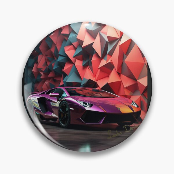 Item preview, Geometric Velocity: Lavender Lamborghini Dreams designed and sold by LaabsDesign.