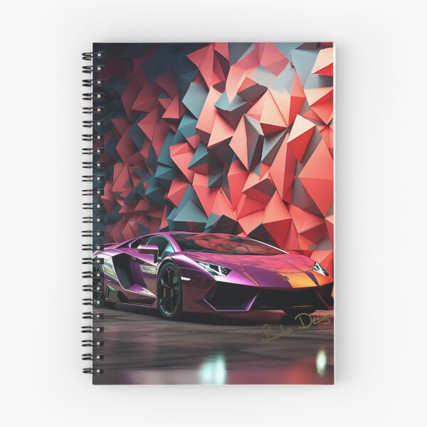 Item preview, Geometric Velocity: Lavender Lamborghini Dreams designed and sold by LaabsDesign.