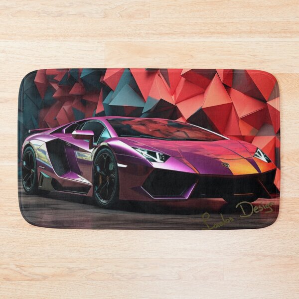 Item preview, Geometric Velocity: Lavender Lamborghini Dreams designed and sold by LaabsDesign.