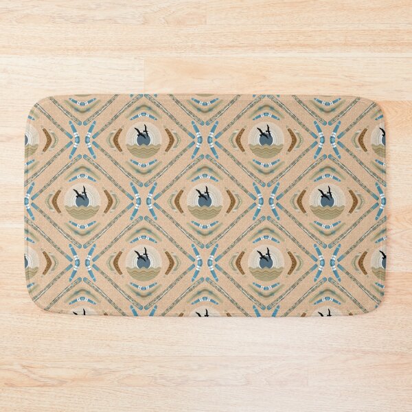Item preview, Australia day- Boomerangs and Didgeridoos [Coffee cream] designed and sold by Carina Parry Studios.