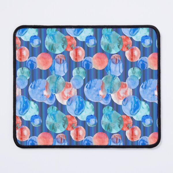 Item preview, Watercolor circle blue designed and sold by Alessandro Remo Mazzoni Remotextiles.