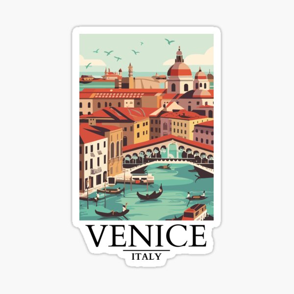 Item preview, A Vintage Travel Art of Venice - Italy designed and sold by GoodOldVintage.