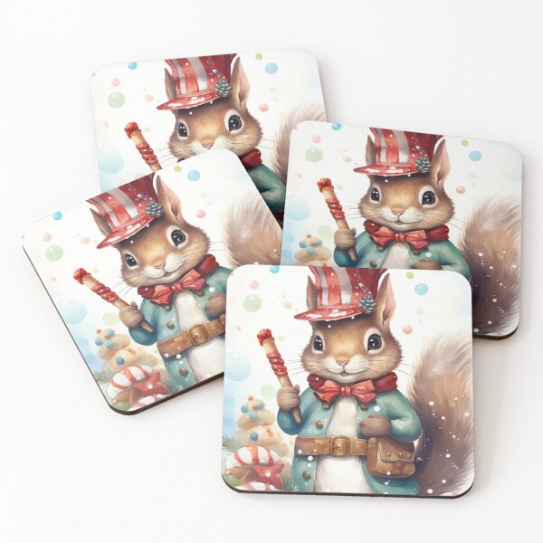Item preview, Festive Squirrel Nutcracker designed and sold by cute-animals99.