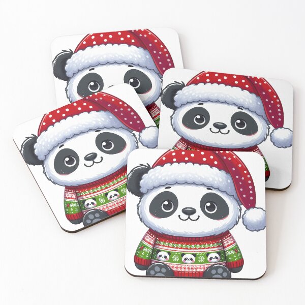 Item preview, cute panda in ugly xmas sweater designed and sold by ffkj09.