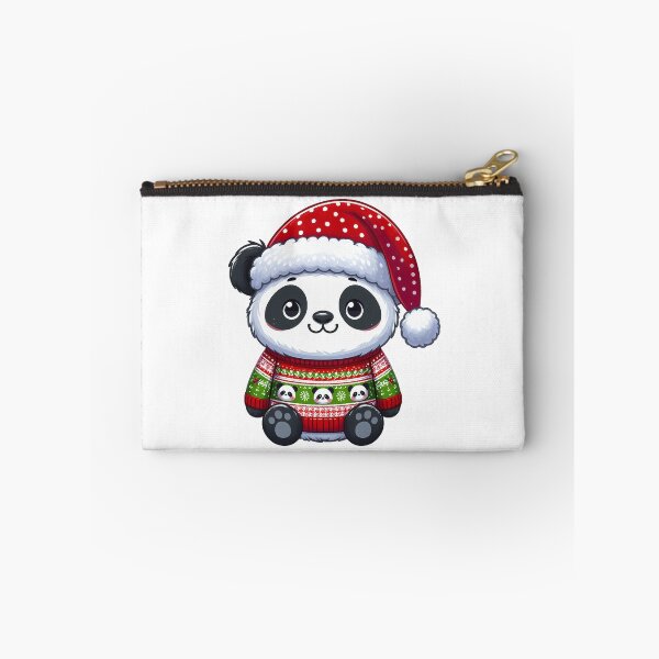 Item preview, cute panda in ugly xmas sweater designed and sold by ffkj09.