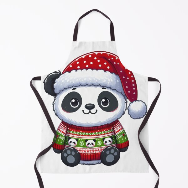 Item preview, cute panda in ugly xmas sweater designed and sold by ffkj09.