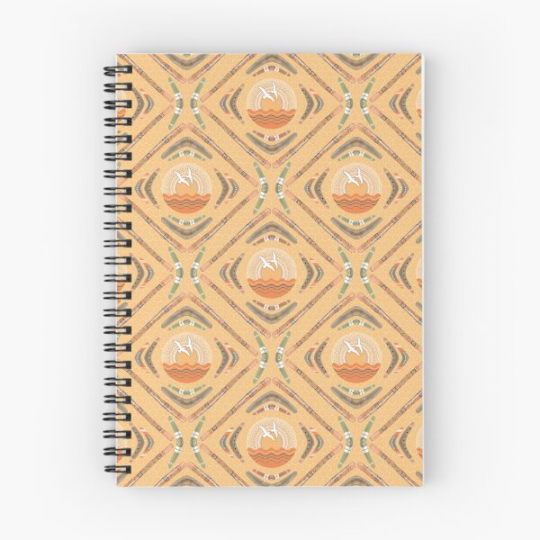 Item preview, Australia day- Boomerangs and Didgeridoos [Orange] designed and sold by Carina Parry Studios.