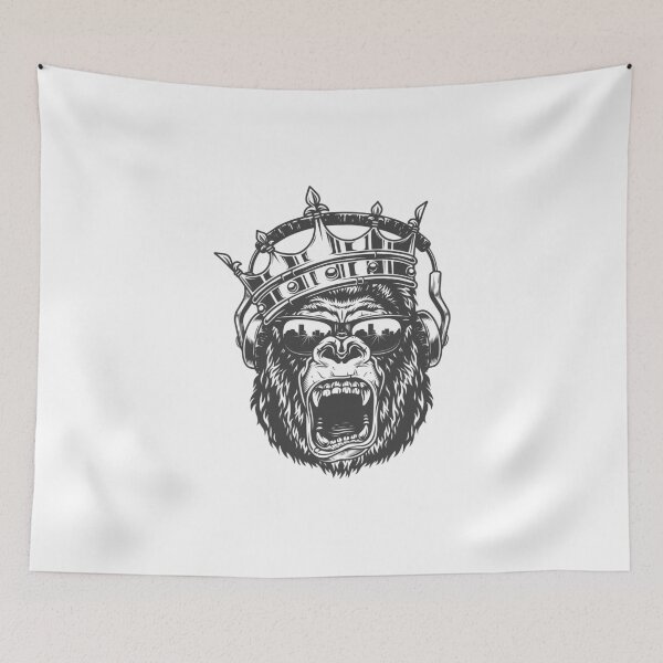 Item preview, King gorilla face head designed and sold by sasa-creations.