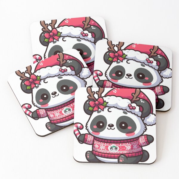 Item preview, cute panda in ugly xmas sweater designed and sold by ffkj09.