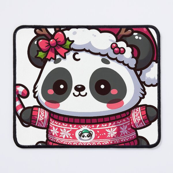 Item preview, cute panda in ugly xmas sweater designed and sold by ffkj09.