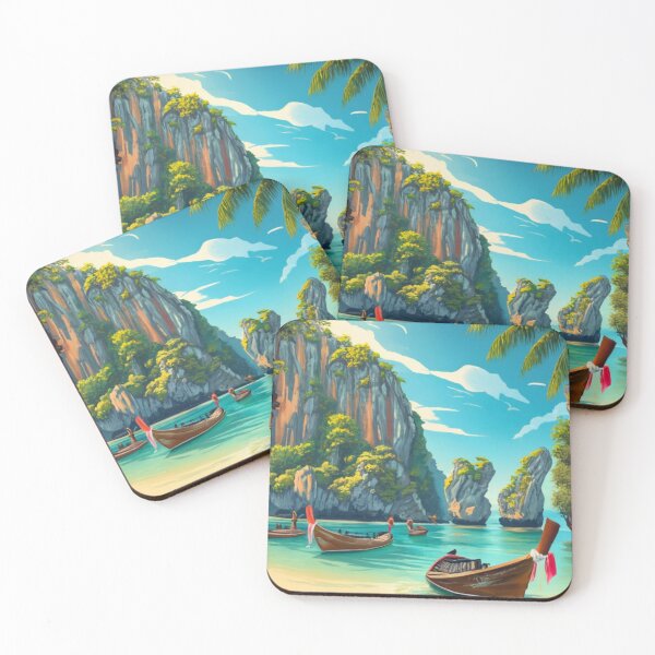 Item preview, Phi Phi Beaches designed and sold by ArtsDestination.