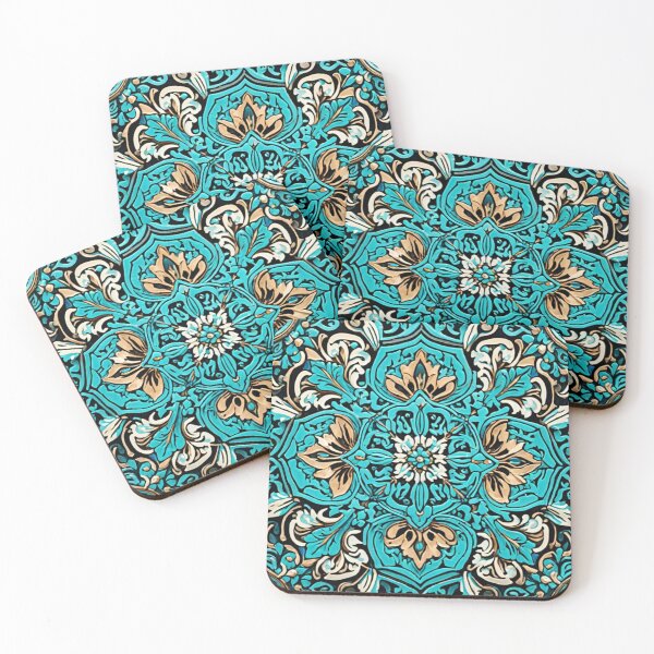 Item preview, Turquoise Tile designed and sold by LittleSparrow12.