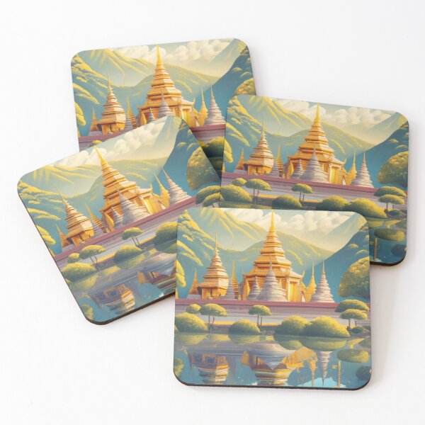 Item preview, Chiang Mai Golden Temple designed and sold by ArtsDestination.