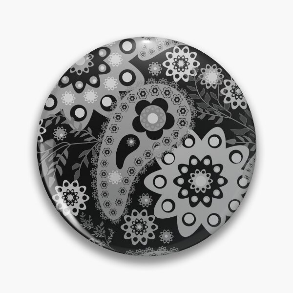 Item preview, Pattern Turkish cucumbers gray background monochrome designed and sold by fuzzyfox.