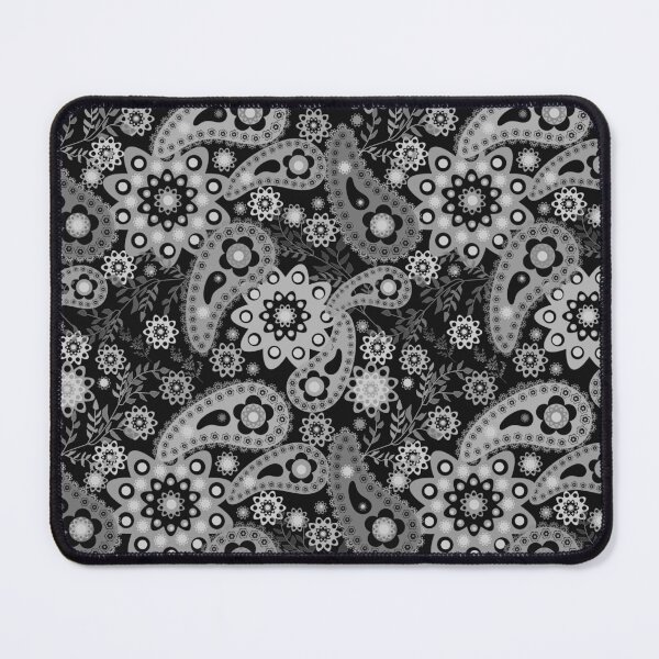 Item preview, Pattern Turkish cucumbers gray background monochrome designed and sold by fuzzyfox.