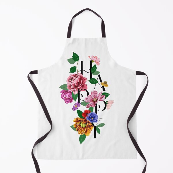 Item preview, Happy decorated with floral and leaves designed and sold by Tanatvee.