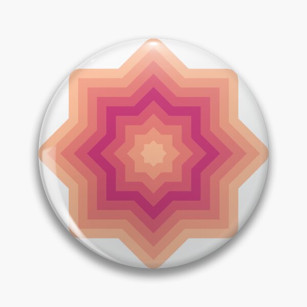 Item preview, Peach Fuzz Pinky Arrow Abstract Star Pattern designed and sold by PatternSalad.