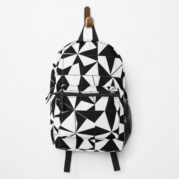 Item preview, Retro Mid Century Modern Geometric Abstract Pattern Balck and White designed and sold by Prints and Lifestyle.