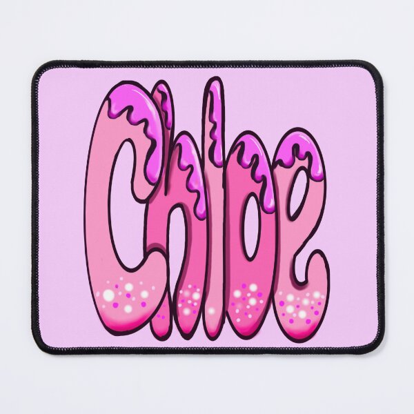 Item preview, Chloe Top 10 best personalised gifts personalised,personalized name in purple with floral border - custom name designed and sold by Artonmytee.