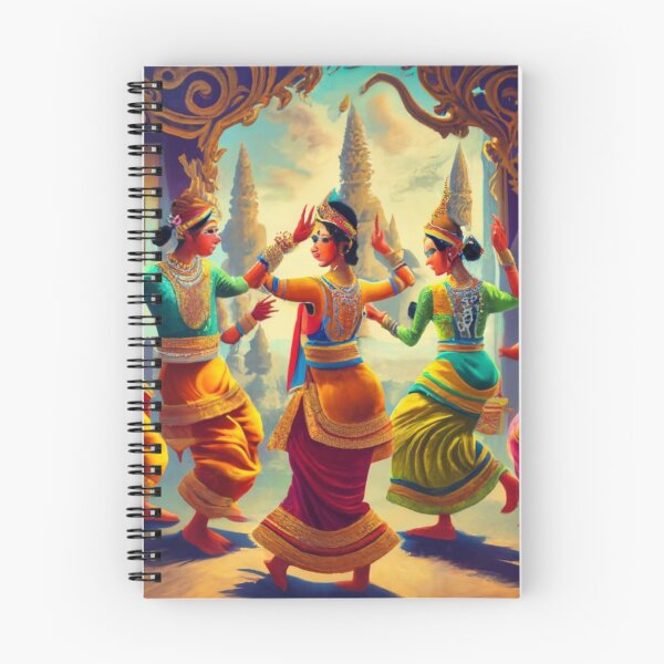 Item preview, Apsara dancers designed and sold by ArtsDestination.