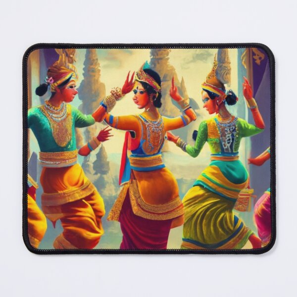 Item preview, Apsara dancers designed and sold by ArtsDestination.