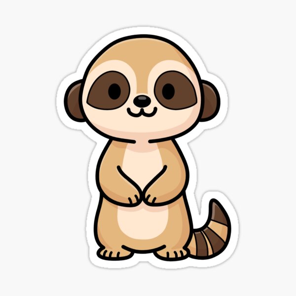 Item preview, Cute Meerkat Cartoon designed and sold by MoasisArt.