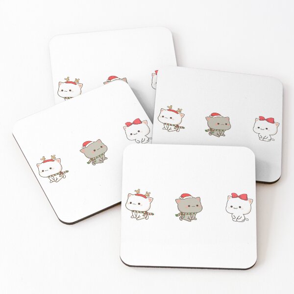 Item preview, Christmas kitten sticker pack designed and sold by Almendra21.