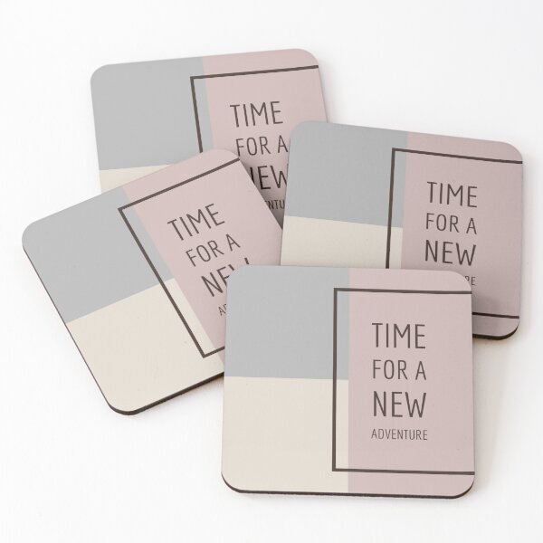 Item preview, Time for a New Adventure Quote Neutral Colours designed and sold by PureGlee.