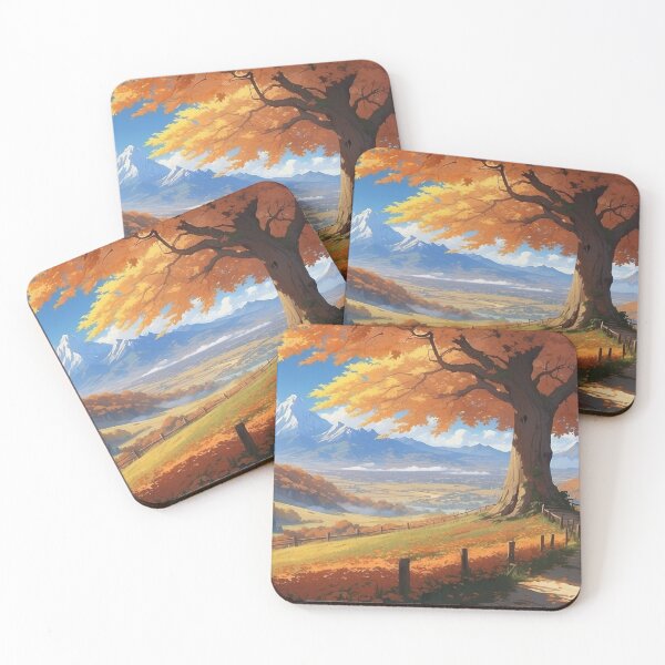 Item preview, 001 Autumn Landscape Illustration designed and sold by Alexis Art Collection.