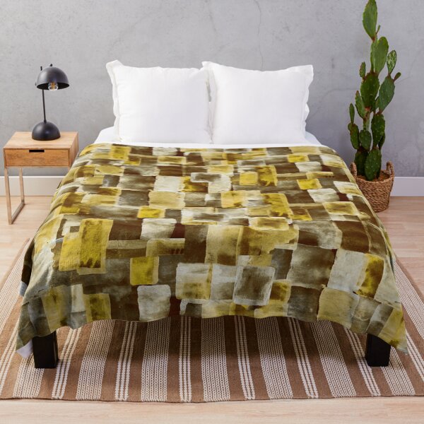 Item preview, Geometric soft watercolor yellow designed and sold by Alessandro Remo Mazzoni Remotextiles.