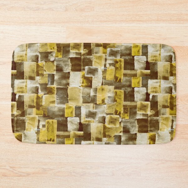 Item preview, Geometric soft watercolor yellow designed and sold by Alessandro Remo Mazzoni Remotextiles.