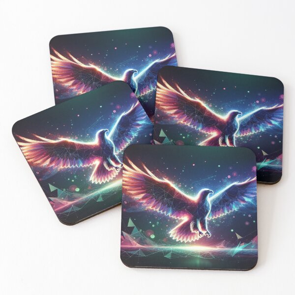 Item preview, Spectral Wings: Neon Eagle Ascension designed and sold by Nick Seidel.