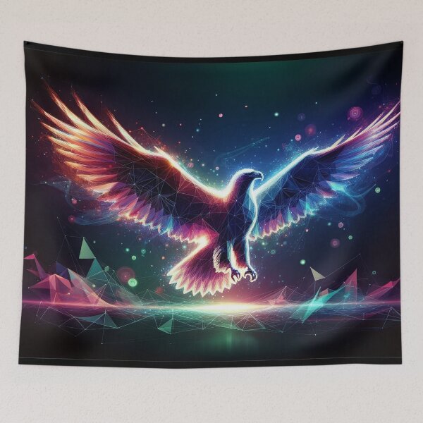 Item preview, Spectral Wings: Neon Eagle Ascension designed and sold by Nick Seidel.