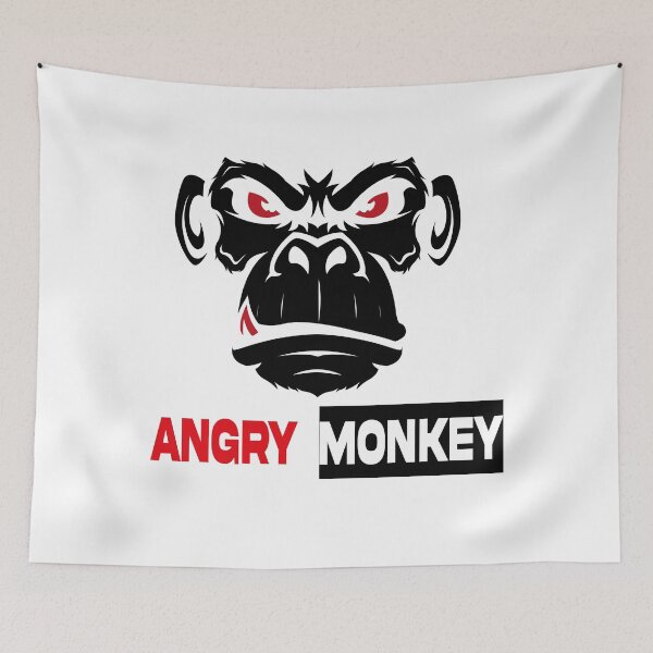 Item preview, Angry Monkey International Monkey Day Gorilla Lovers Gift designed and sold by AstroShop1.