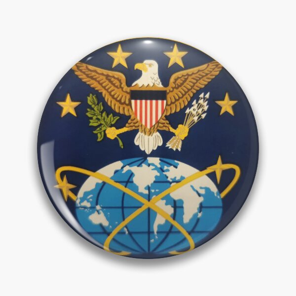 Item preview, Vintage US Space Command Logo designed and sold by Transitory Works.