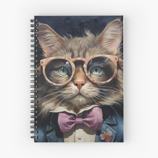 Item preview, Cat Wearing Spectacles designed and sold by whitecat23.
