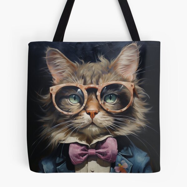 Item preview, Cat Wearing Spectacles designed and sold by whitecat23.