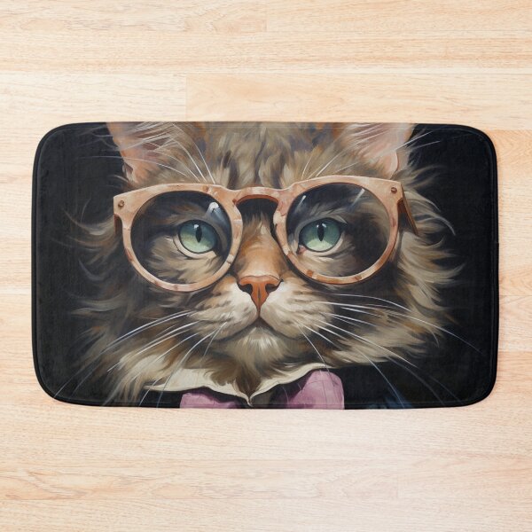 Item preview, Cat Wearing Spectacles designed and sold by whitecat23.