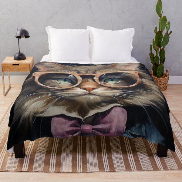 Item preview, Cat Wearing Spectacles designed and sold by whitecat23.