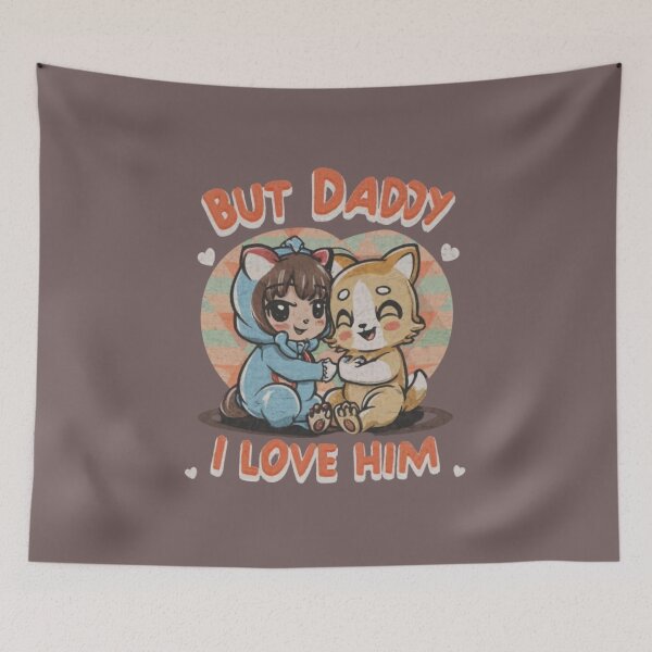 Item preview, But daddy I love him - funny quote designed and sold by Superdealkoeln.