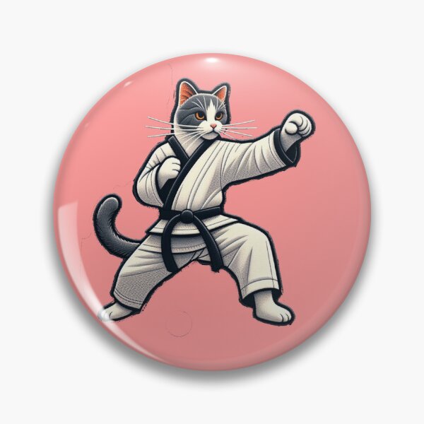 Item preview, The Karate Cat 3 designed and sold by EBeestinger.