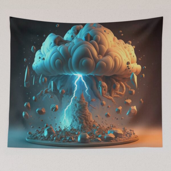 Item preview, Tornado Inspired Tee | Tornado 3D Design | designed and sold by BestArtByArvind.