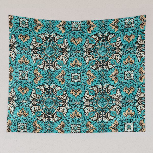 Item preview, Turquoise Tile designed and sold by LittleSparrow12.
