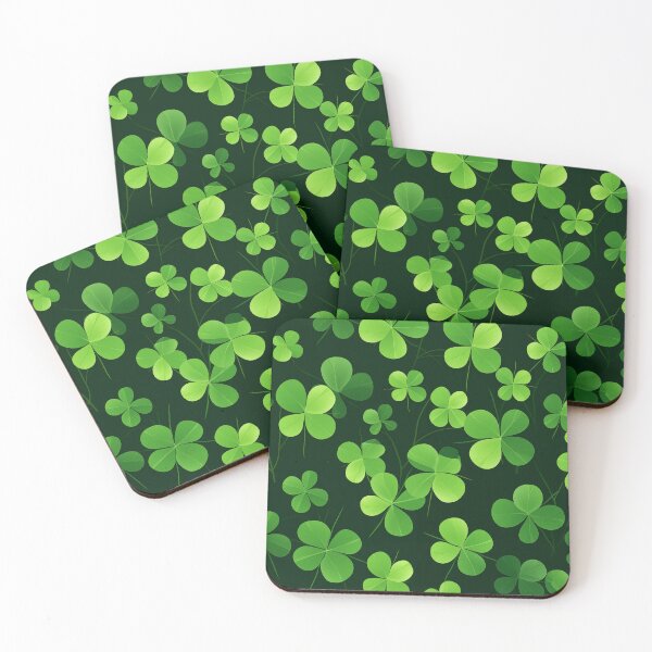 Item preview, Shamrock leaves pattern designed and sold by ffkj09.