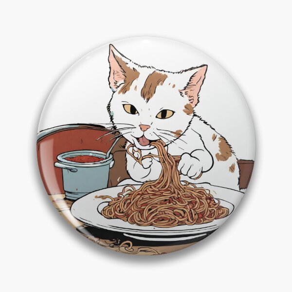 Item preview, Whiskers and Noodles: Cat Delight in Messy Spaghetti designed and sold by PatternXS.