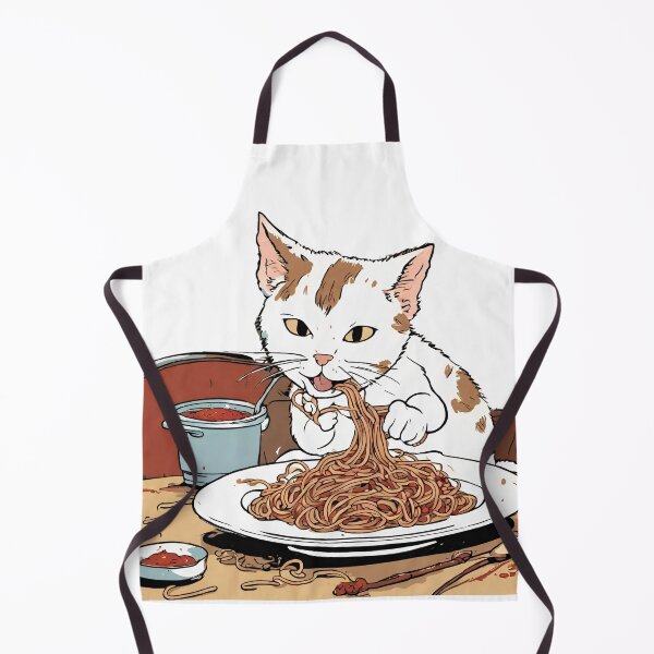 Item preview, Whiskers and Noodles: Cat Delight in Messy Spaghetti designed and sold by PatternXS.