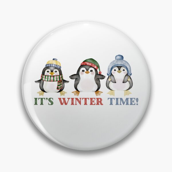 Item preview, It's Winter Time Three Penguins in Winter Outfits designed and sold by moniowate.
