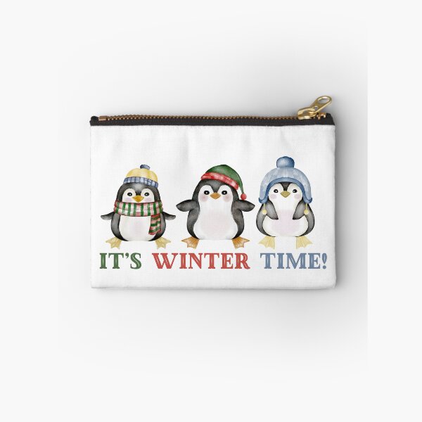 Item preview, It's Winter Time Three Penguins in Winter Outfits designed and sold by moniowate.
