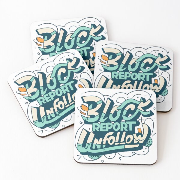 Item preview, Block report unfollow designed and sold by MellaTee.